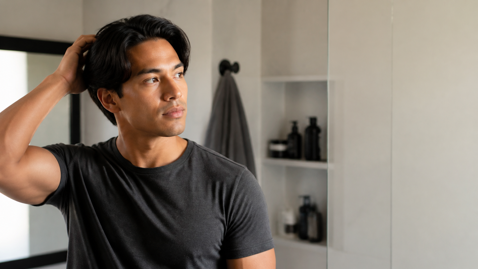 A realistic label-led flaky scalp care routine